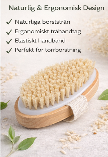 Lymfborste för Torrborstning